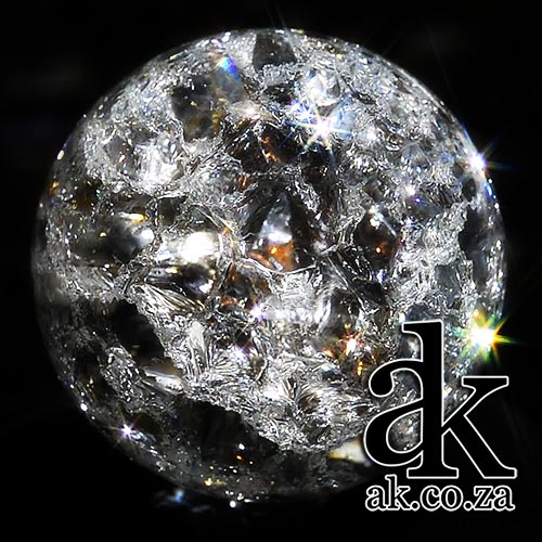 Optical Borosilicate Crown lead Crystal Ball 60mm white